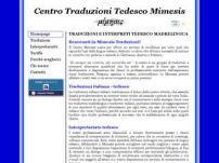 MIMESIS Traduzioni Tedesco