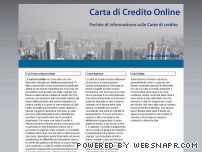 Portale sulle carte di credito