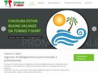 Torino T-shirt abbigliamento promozionale personalizzabile