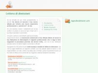 Visita Lettera di dimissioni