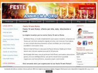 Feste 18 anni Roma: organizzazione di feste 18 anni Roma in locali, discoteche, sale private, ville o casali.