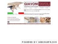 GIAVONI TAVOLI