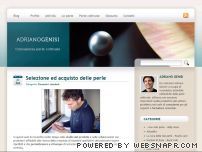 Adriano Genisi, consulenza perle coltivate