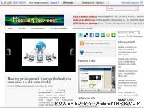 hosting low cost