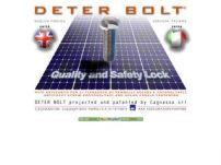 DETER BOLT vite di SICUREZZA per bloccaggio pannelli solari e fotovoltaici