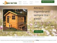 Casette in legno da giardino