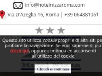 Hotel Nizza a Roma nei pressi della Stazione centrale.